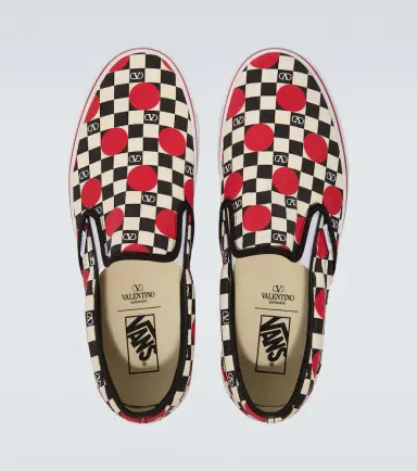 Valentino Garavani x Vans VLogo canvas slip-on shoes | Thumbnail 2 Valentino Garavani x Vans VLogo canvas slip-on shoes | Thumbnail 2