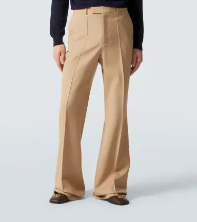 Valentino Virgin wool gabardine flared pants | Thumbnail 2 Valentino Virgin wool gabardine flared pants | Thumbnail 2