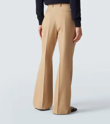 Valentino Virgin wool gabardine flared pants | Thumbnail 4 Valentino Virgin wool gabardine flared pants | Thumbnail 4