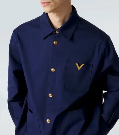 Valentino VGold cotton gabardine overshirt | Thumbnail 2 Valentino VGold cotton gabardine overshirt | Thumbnail 2