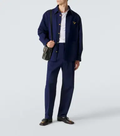 Valentino VGold cotton gabardine overshirt | Thumbnail 3 Valentino VGold cotton gabardine overshirt | Thumbnail 3
