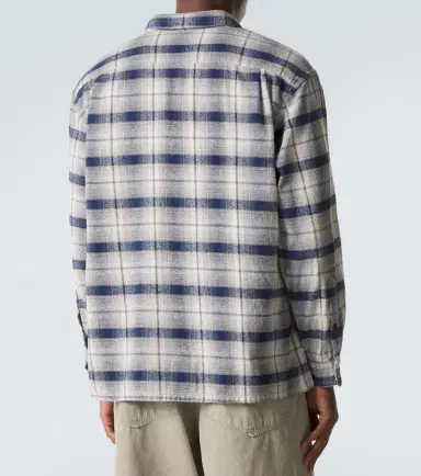 A.PRESSE A. Presse Vintage checked cotton and silk-blend shirt | Thumbnail 3 A.PRESSE A. Presse Vintage checked cotton and silk-blend shirt | Thumbnail 3