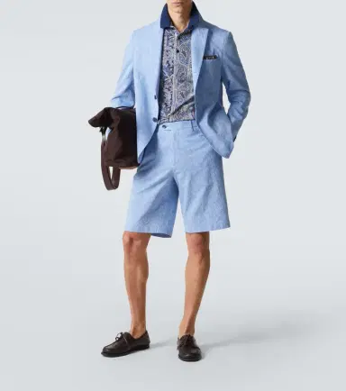 Etro Woven cotton jersey blazer | Thumbnail 7 Etro Woven cotton jersey blazer | Thumbnail 7