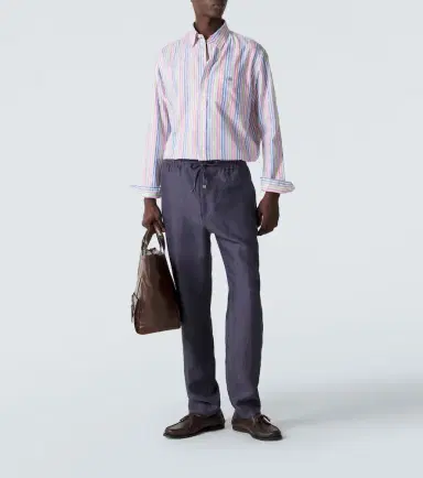 Etro Striped cotton shirt | Thumbnail 4 Etro Striped cotton shirt | Thumbnail 4
