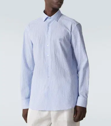 Etro Roma striped cotton shirt | Thumbnail 6 Etro Roma striped cotton shirt | Thumbnail 6