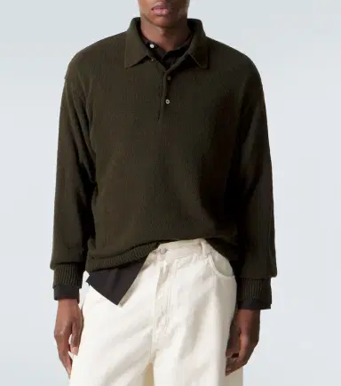 A.Presse A. Presse Silk polo sweater | Thumbnail 2 A.Presse A. Presse Silk polo sweater | Thumbnail 2