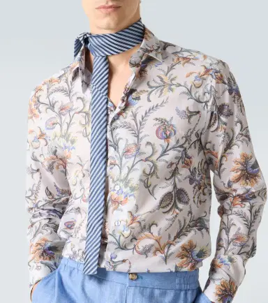 Etro Floral cotton shirt | Thumbnail 4 Etro Floral cotton shirt | Thumbnail 4