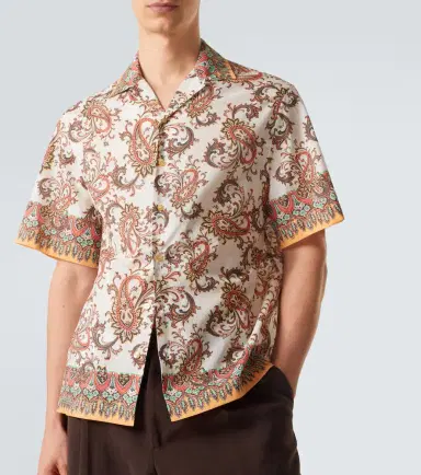 Etro Paisley cotton bowling shirt | Thumbnail 3 Etro Paisley cotton bowling shirt | Thumbnail 3