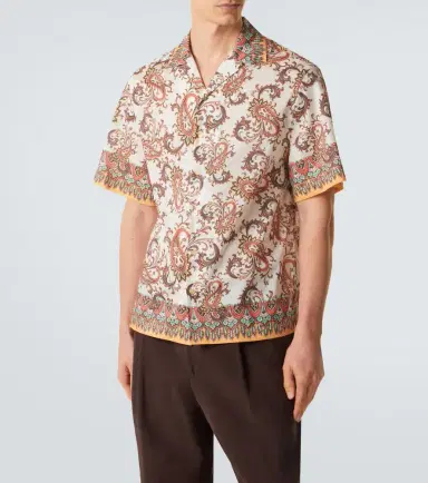 Etro Paisley cotton bowling shirt | Thumbnail 5 Etro Paisley cotton bowling shirt | Thumbnail 5