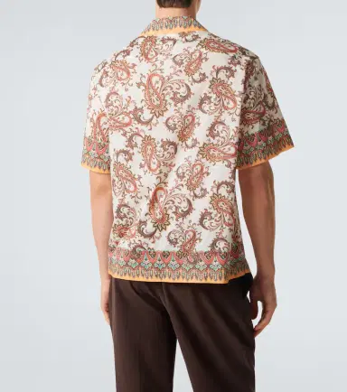 Etro Paisley cotton bowling shirt | Thumbnail 6 Etro Paisley cotton bowling shirt | Thumbnail 6