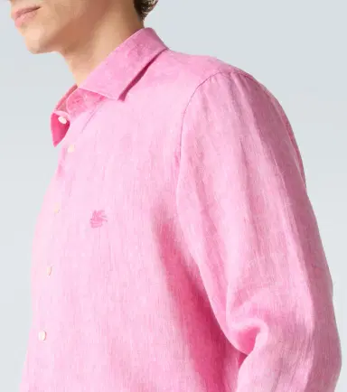 Etro Pegaso linen shirt | Thumbnail 4 Etro Pegaso linen shirt | Thumbnail 4
