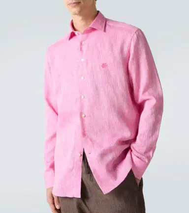 Etro Pegaso linen shirt | Thumbnail 5 Etro Pegaso linen shirt | Thumbnail 5