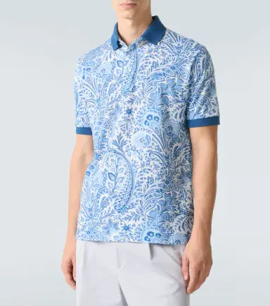 Etro Paisley cotton polo shirt | Thumbnail 5 Etro Paisley cotton polo shirt | Thumbnail 5