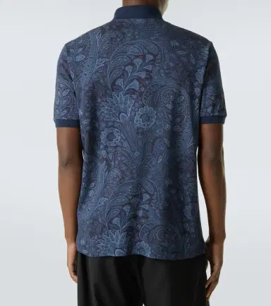 Etro Paisley cotton polo shirt | Thumbnail 2 Etro Paisley cotton polo shirt | Thumbnail 2
