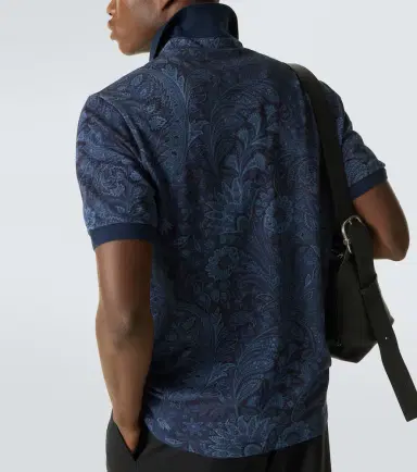 Etro Paisley cotton polo shirt | Thumbnail 3 Etro Paisley cotton polo shirt | Thumbnail 3