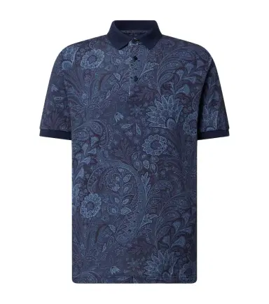 Etro Paisley cotton polo shirt | Thumbnail 1 Etro Paisley cotton polo shirt | Thumbnail 1