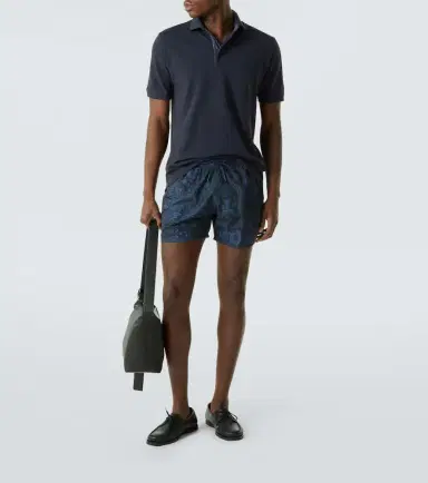 Etro Pegaso cotton polo shirt | Thumbnail 4 Etro Pegaso cotton polo shirt | Thumbnail 4