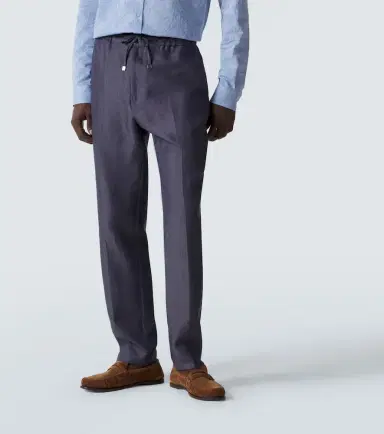 Etro Linen slim pants | Thumbnail 2 Etro Linen slim pants | Thumbnail 2
