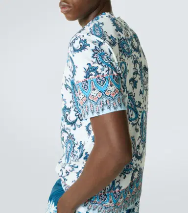 Etro Paisley cotton T-shirt | Thumbnail 4 Etro Paisley cotton T-shirt | Thumbnail 4