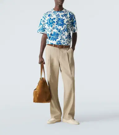Etro Floral cotton jersey T-shirt | Thumbnail 2 Etro Floral cotton jersey T-shirt | Thumbnail 2