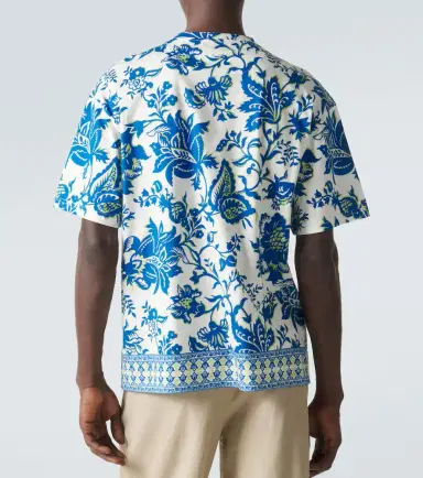 Etro Floral cotton jersey T-shirt | Thumbnail 3 Etro Floral cotton jersey T-shirt | Thumbnail 3