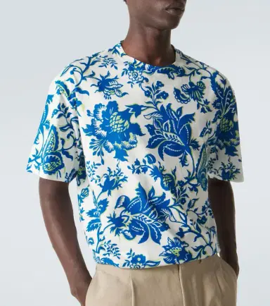 Etro Floral cotton jersey T-shirt | Thumbnail 4 Etro Floral cotton jersey T-shirt | Thumbnail 4