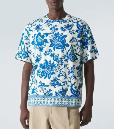 Etro Floral cotton jersey T-shirt | Thumbnail 5 Etro Floral cotton jersey T-shirt | Thumbnail 5