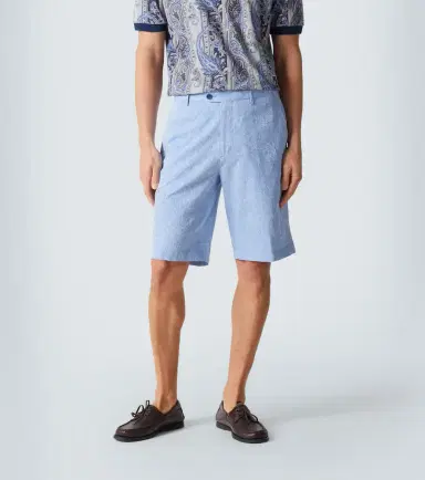 Etro Paisley cotton Bermuda shorts | Thumbnail 4 Etro Paisley cotton Bermuda shorts | Thumbnail 4