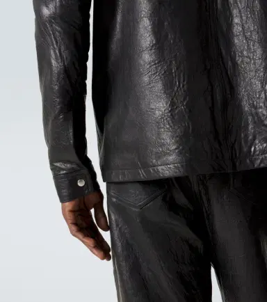 Rick Owens Brad leather jacket | Thumbnail 3 Rick Owens Brad leather jacket | Thumbnail 3