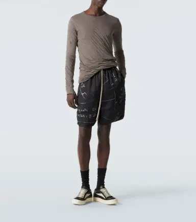 Rick Owens Printed shorts | Thumbnail 5 Rick Owens Printed shorts | Thumbnail 5