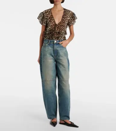 Ganni Stary barrel-leg jeans | Thumbnail 3 Ganni Stary barrel-leg jeans | Thumbnail 3
