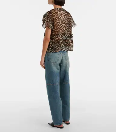 Ganni Stary barrel-leg jeans | Thumbnail 4 Ganni Stary barrel-leg jeans | Thumbnail 4