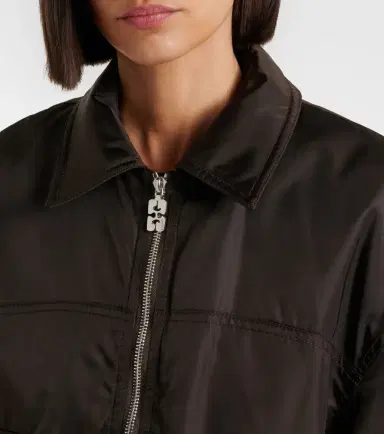 Ganni Duchess bomber jacket | Thumbnail 7 Ganni Duchess bomber jacket | Thumbnail 7