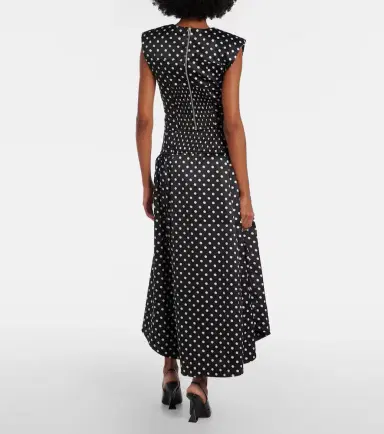 Ganni Polka-dot satin maxi skirt | Thumbnail 4 Ganni Polka-dot satin maxi skirt | Thumbnail 4
