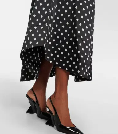 Ganni Polka-dot satin maxi skirt | Thumbnail 5 Ganni Polka-dot satin maxi skirt | Thumbnail 5
