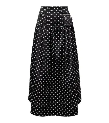 Ganni Polka-dot satin maxi skirt | Thumbnail 1 Ganni Polka-dot satin maxi skirt | Thumbnail 1