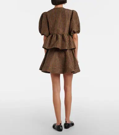 Ganni Checked miniskirt | Thumbnail 2 Ganni Checked miniskirt | Thumbnail 2