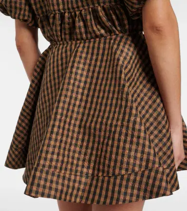 Ganni Checked miniskirt | Thumbnail 5 Ganni Checked miniskirt | Thumbnail 5