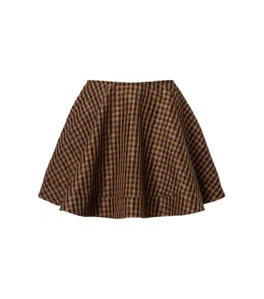 Ganni Checked miniskirt | Thumbnail 1 Ganni Checked miniskirt | Thumbnail 1