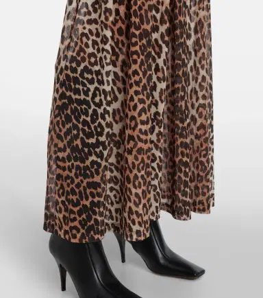 Ganni Leopard-print cloqué maxi dress | Thumbnail 5 Ganni Leopard-print cloqué maxi dress | Thumbnail 5
