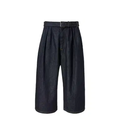 Dries Van Noten Belted denim Bermuda shorts | Thumbnail 1 Dries Van Noten Belted denim Bermuda shorts | Thumbnail 1