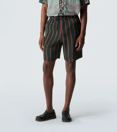 Dries Van Noten Striped shorts | Thumbnail 2 Dries Van Noten Striped shorts | Thumbnail 2