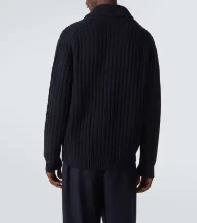 Allude Ribbed-knit wool and cashmere cardigan | Thumbnail 4 Allude Ribbed-knit wool and cashmere cardigan | Thumbnail 4