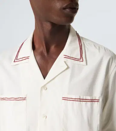 BODE Cherry Lane beaded cotton poplin shirt | Thumbnail 3 BODE Cherry Lane beaded cotton poplin shirt | Thumbnail 3