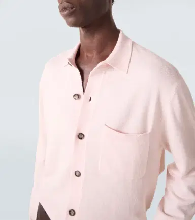 Allude Cotton and cashmere overshirt | Thumbnail 4 Allude Cotton and cashmere overshirt | Thumbnail 4