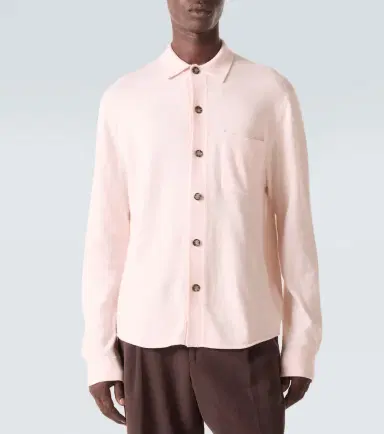 Allude Cotton and cashmere overshirt | Thumbnail 5 Allude Cotton and cashmere overshirt | Thumbnail 5