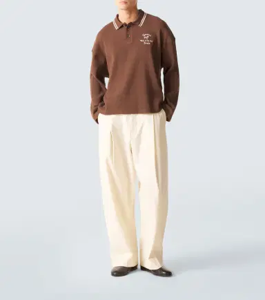 Bode Geneva waffle-knit cotton polo sweater | Thumbnail 2 Bode Geneva waffle-knit cotton polo sweater | Thumbnail 2