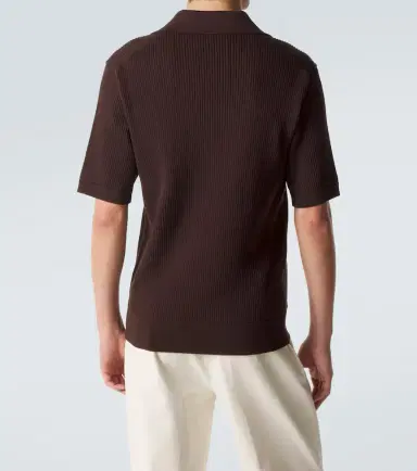 Dolce & Gabbana Ribbed-knit cotton polo sweater | Thumbnail 4 Dolce & Gabbana Ribbed-knit cotton polo sweater | Thumbnail 4