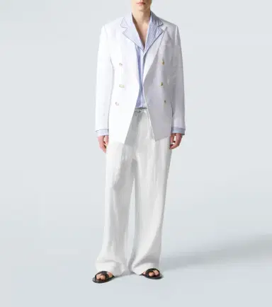 Dolce & Gabbana Striped cotton and silk poplin pajama shirt | Thumbnail 3 Dolce & Gabbana Striped cotton and silk poplin pajama shirt | Thumbnail 3