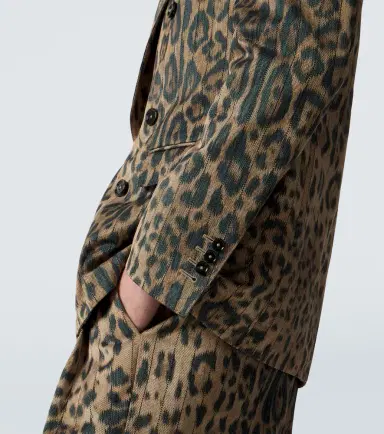 Dolce & Gabbana Leopard-print cotton-blend blazer | Thumbnail 8 Dolce & Gabbana Leopard-print cotton-blend blazer | Thumbnail 8